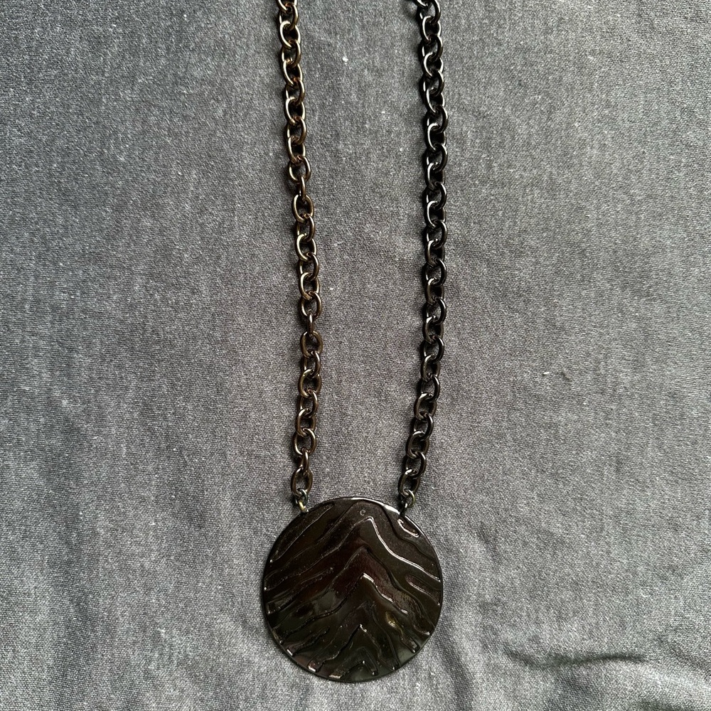 Elegant Bronze Color Chain Necklace